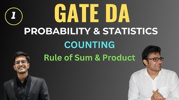 GATE DA | Probability & Statistics | Counting | Lec 1 | Rule of Sum and Product | RBR | Jay Bansal