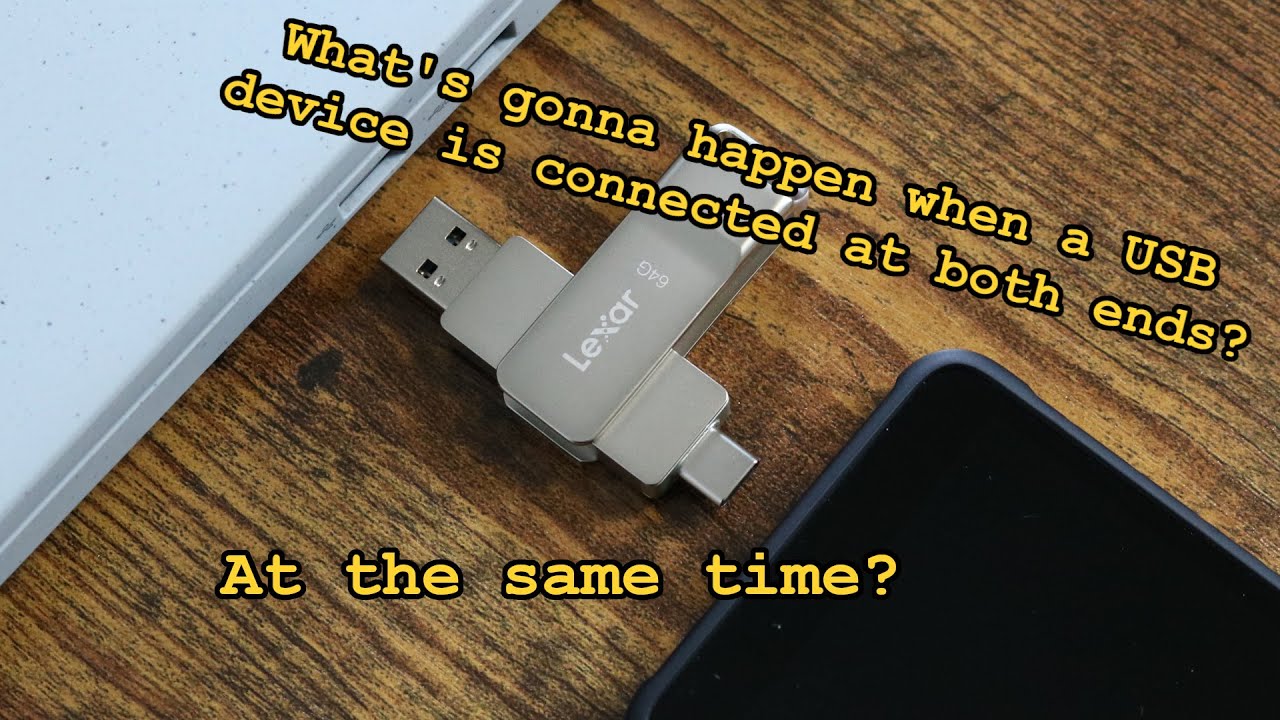 What happens when a USB device is connected at both ends? - YouTube