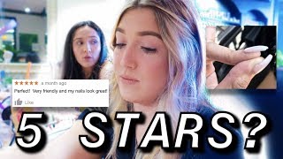 I WENT TO THE BEST RATED NAIL SALON IN MY CITY!!! (AFTER I WENT TO THE WORST)