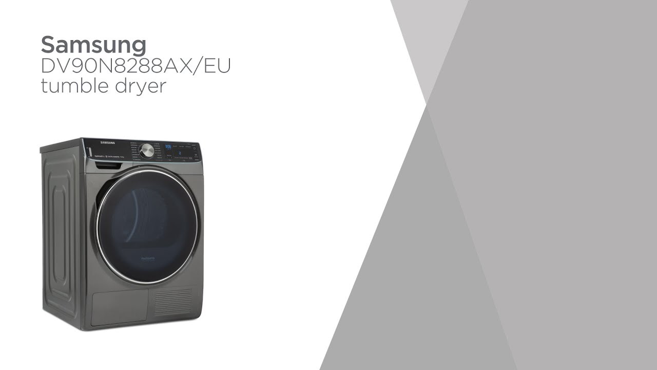 Samsung DV90N8288AX 9 kg Heat Pump Tumble Dryer Graphite Product