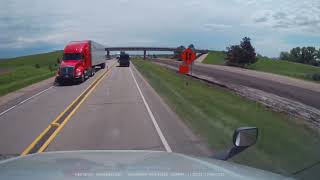 Truck carrying military equipment blast a misile through my window.