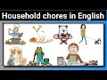 30 phrases for household chores  learn vocabulary  abcabout english