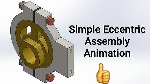 Simple Eccentric Assembly Animation by Kumaar Rahul