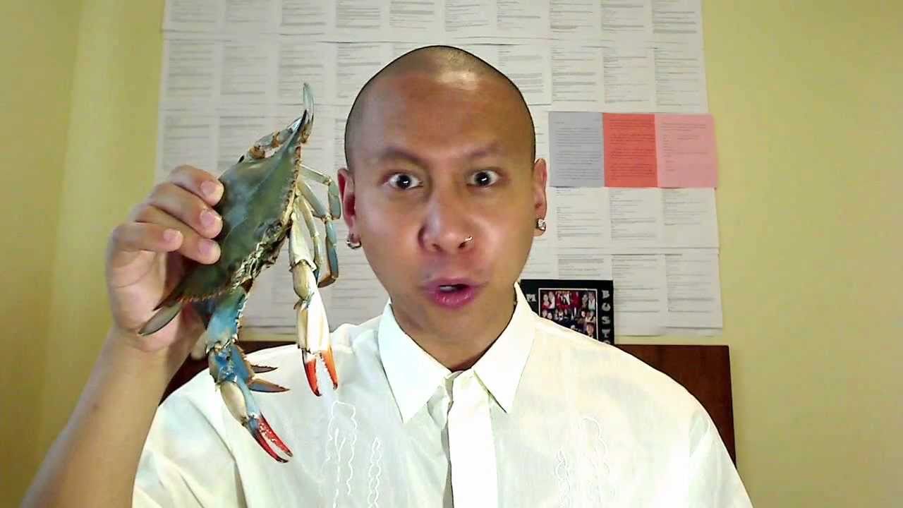 Filipino Crab Eating Tutorial by Mikey Bustos YouTube