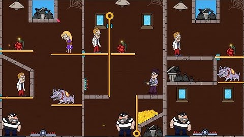 Home Pin Hero Rescue All Levels Gameplay android iOS