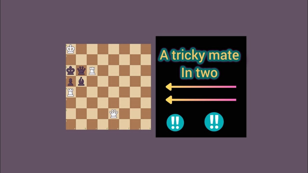 CHECKMATE IN TWO MOVES 💥💥 :: OUTSMART YOUR OPPONENT !! || #chess # ...