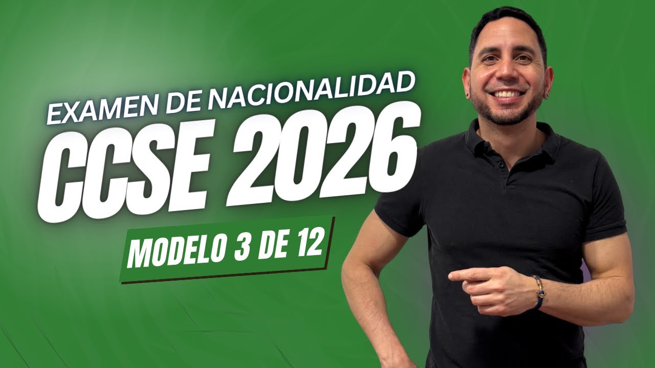 CCSE 2026 Preguntas EXAMEN para la NACIONALIDAD ESPAÑOLA | Modelo 03