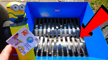 💙⭐️ Shredding Minions Watergun  !! DANGEROUS EXPERIMENT ⭐️💙