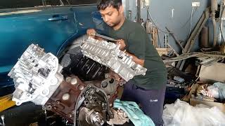 1vd engine rebuild step by step Land cruiser diesel