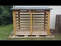 Building a Firewood Shed to Store 3-4 Face Cords