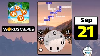 Wordscapes Daily Puzzle September 21 2022 Answer