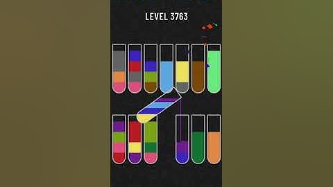water sort puzzle level 3763