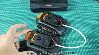 WORX Battery Not Charging - Solid Red Light (How To Fix)