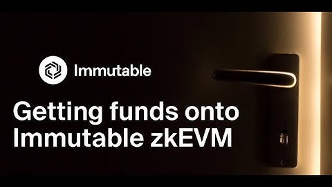 Depositing funds to your Immutable zkEVM wallet