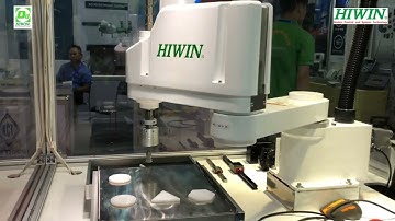 Robot Scara 4 Trục Hiwin kết hợp Vision để phân loại sản phẩm