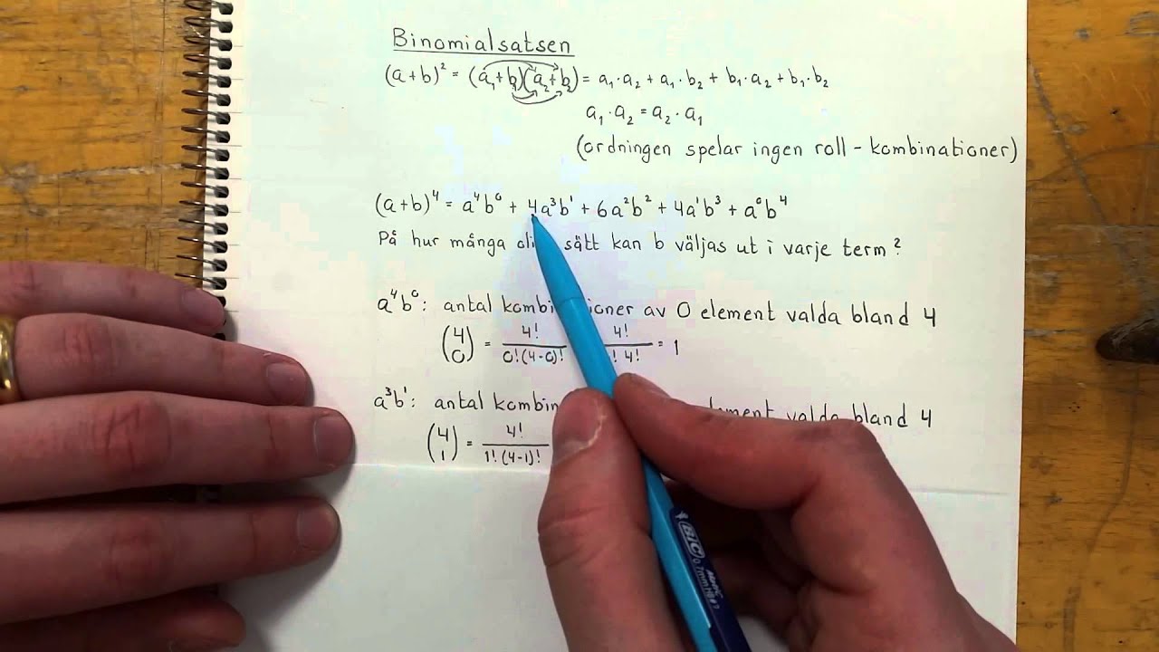 Ma5 Binomialsatsen