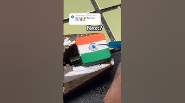 Drawing I for India 🇮🇳 but on my keyboard! Custom keyboard!