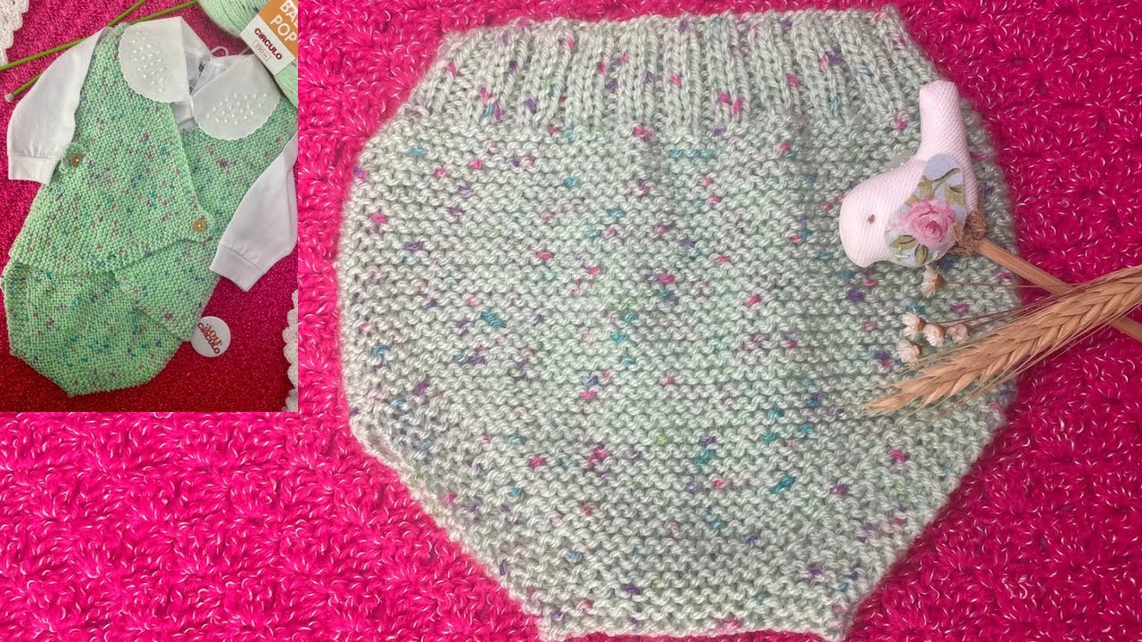 Tapa Fralda de Tricô – Faça 2 Peças com Apenas 1 Novelo | Passo a Passo Fácil