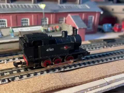 Minitrix N 201 N Gauge Class 2F 0-6-0 '47160' British Rail