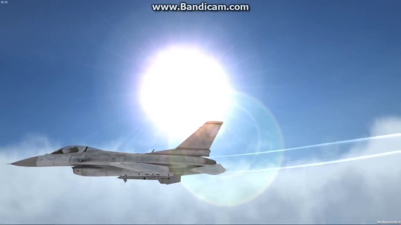 Unity air combat game basic function test - YouTube