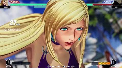 KoF XV: B.Jenet combo video