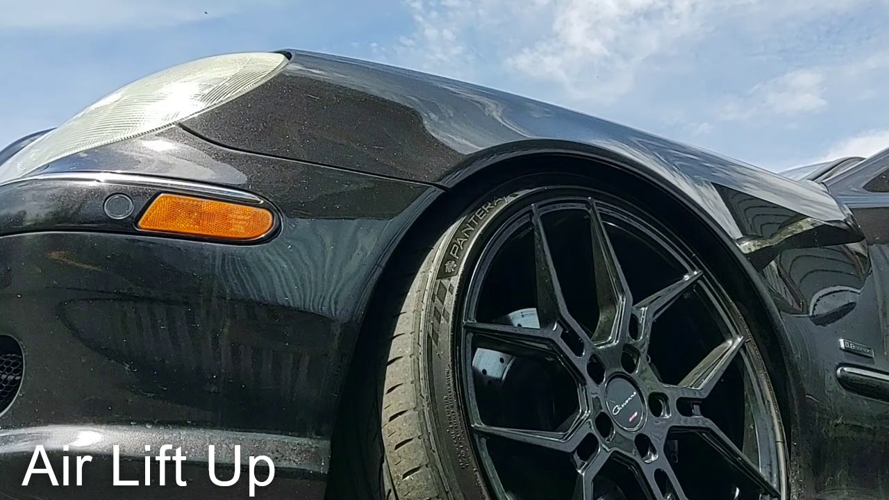 Mercedes S Class W220 20" Rims, Air Ride adjusted with adjustable links