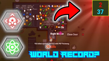 *INSANE 2 VS 37 * Lone Survivr Lobby ΙΙ World Record? ΙΙ Lone Survivr Compilation - surviv.io