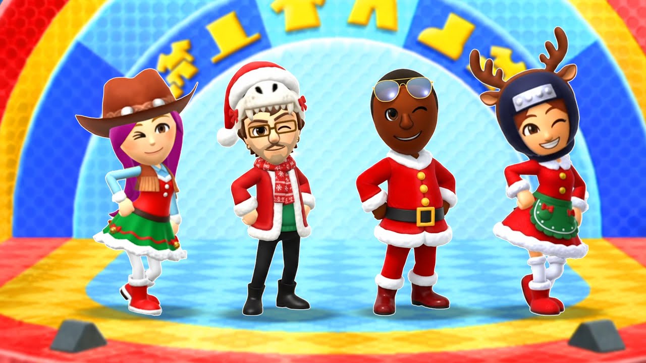 Wii Party U - Mii Fashion Plaza Rumi Vs Clara Vs Jeff Vs William