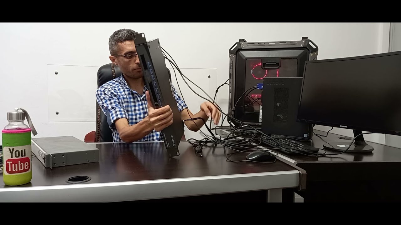 شرح جهاز ال KVM على أجهزة حقيقية - YouTube