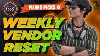 MATADOR Backpack, PFE MOD & MORE?😮NO BS Weekly Vendor Reset SEPTEMBER 15th - Division 2