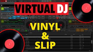 Virtual DJ 2023 Tips: how to use VINYL & SLIP modes  💽💿