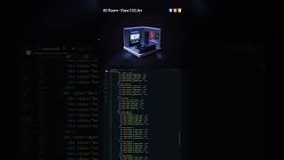 Full Build This Stunning 3D Room Using Only HTML & CSS 🤯 #Shorts News