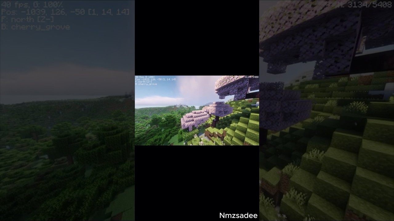 minecraft java   shedas use very beautifull world