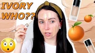 I Mixed 10 Foundations with the SAME NAME...IVORY