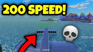 Destroying Servers With The New Ekranoplan In War Tycoon