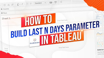 Last N Days Parameter in Tableau