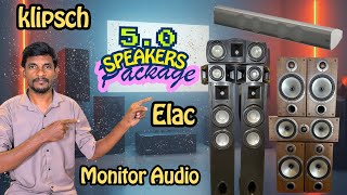 Home Theater 5.0 Speakers Packages  #klipsch #elac #monitoraudio #dolbyatmos #speaker @RockAudios