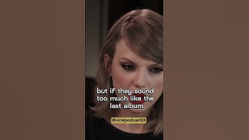 Taylor Swift on her album 1989, Red and Speak now #shorts #shortvideo #podcast #taylorswift #1989