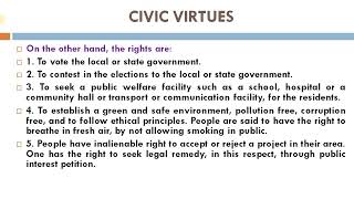 Civic Virtues