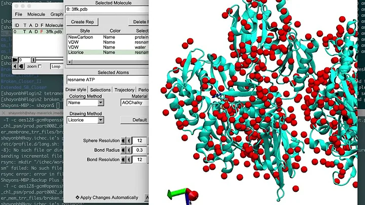 How to predict protein dynamics from temperature factor using VMD