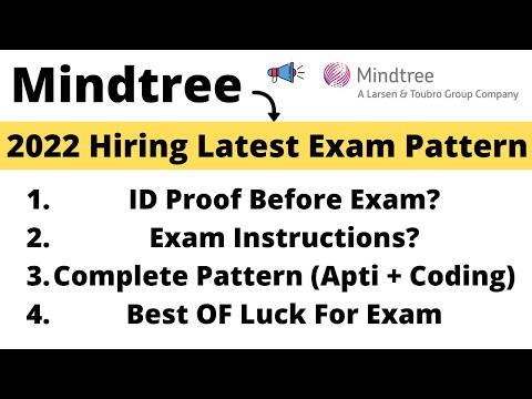 Mindtree Exam Updated Pattern | Coding + Apti | Important Instructions | College ID | Mindtree Drive
