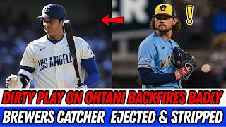 Dirty Play on Ohtani BACKFIRES Badly Brewers Catcher EJECTED Number STRIPPED Murphy Speechles