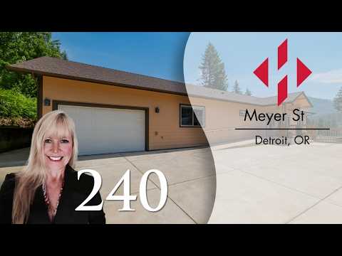 240 Meyer St, Detroit, OR home video tour