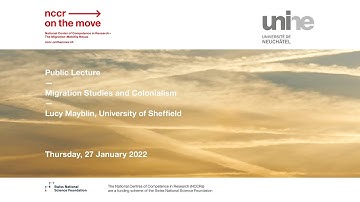 Migration Studies and Colonialism: Public Lecture by Lucy Mayblin, discussion by Pap Ndiaye