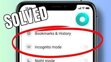 How to activate Incognito mode setup in Mint Browser