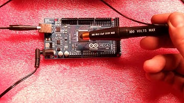 Arduino Mega Oscillator seen with FET Probe