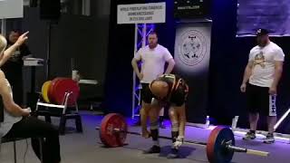 WPC SM kisoissa veto m4 82,5kg uusi Euroopan ennätys 222,5kg