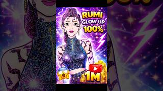 RUMI GLOW UP 100% 😱 You Won’t Believe This Transformation! #drawing #art #kpopdemonhunters