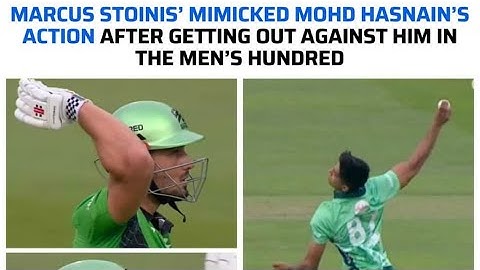 Mohammad Hasnain🇵🇰 AGAIN ACCUSED Of CHUCKING😱 In THE HUNDRED🏴󠁧󠁢󠁥󠁮󠁧󠁿 By Stoinis!🔥 #hasnain