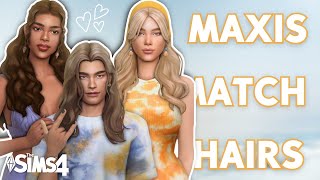 Best Maxis Match Cc Hairs - The Sims 4 With Download Links